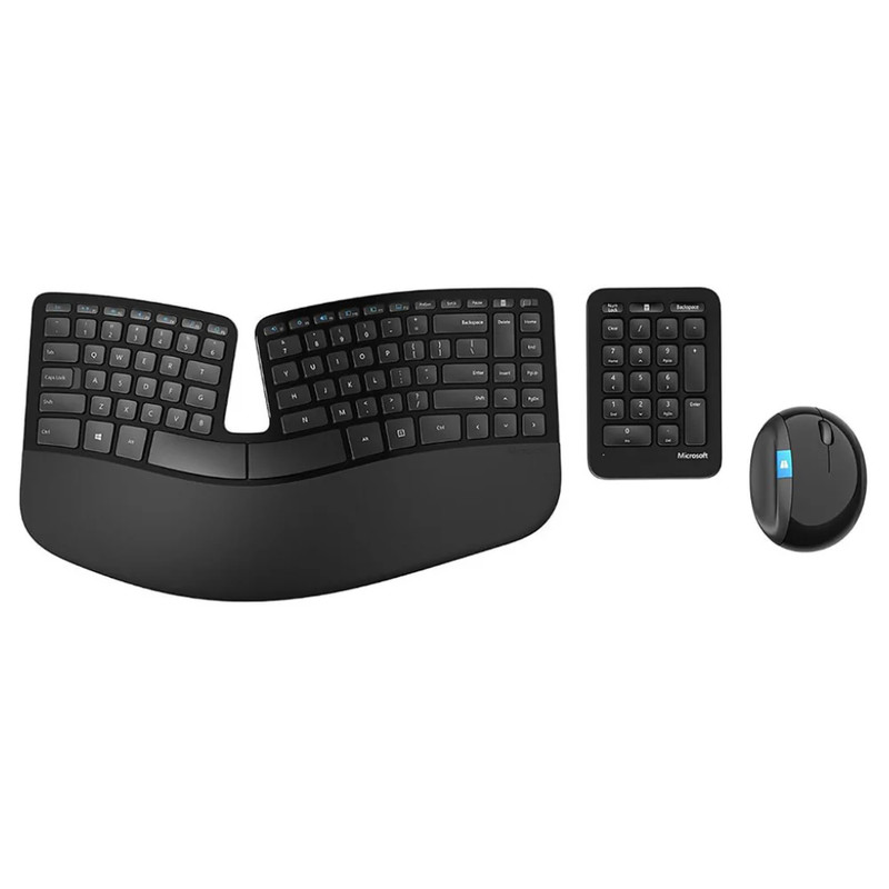 Microsoft Sculpt Ergonomic Desktop Wireless Keyboard and Mouse Combo - لوحة مفاتيح وفأرة